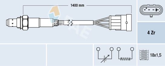 FAE 77364 Lambda Sensor