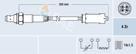 FAE 77368 Lambda Sensor
