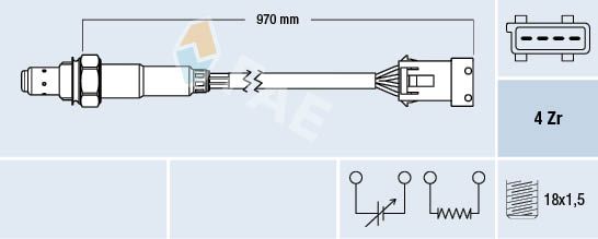 FAE 77372 Lambda Sensor