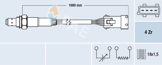 FAE 77374 Lambda Sensor