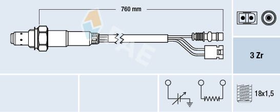 FAE 77381 Lambda Sensor