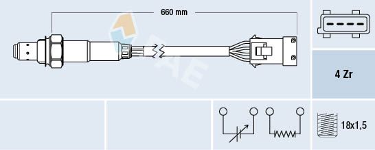 FAE 77384 Lambda Sensor