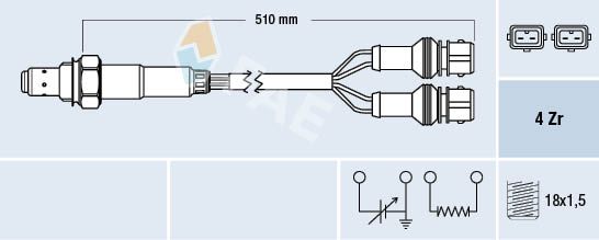 FAE 77387 Lambda Sensor