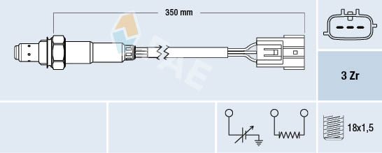 FAE 77390 Lambda Sensor
