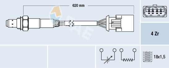 FAE 77396 Lambda Sensor
