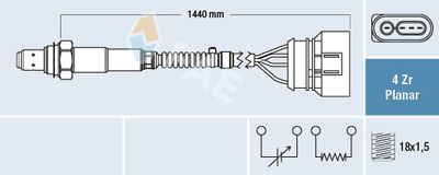 Lambda Sensor FAE 77400