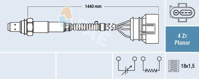 Lambda Sensor FAE 77401