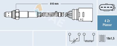 Lambda Sensor FAE 77406