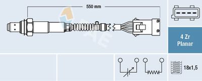 Lambda Sensor FAE 77411