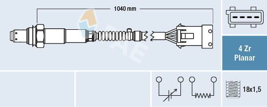 FAE 77414 Lambda Sensor