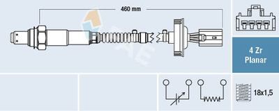 Lambda Sensor FAE 77417