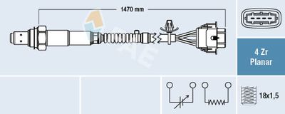 Lambda Sensor FAE 77422