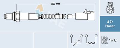 Lambda Sensor FAE 77431