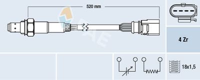 Lambda Sensor FAE 77438