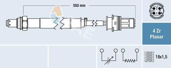 FAE 77442 Lambda Sensor