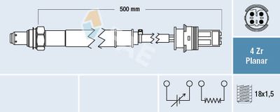 Lambda Sensor FAE 77443
