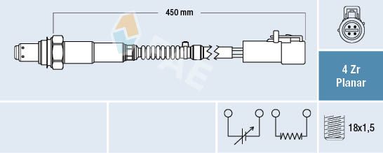 FAE 77447 Lambda Sensor