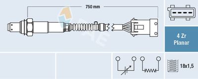 Lambda Sensor FAE 77449