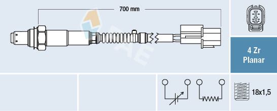 FAE 77450 Lambda Sensor