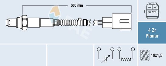 FAE 77454 Lambda Sensor