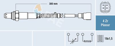Lambda Sensor FAE 77455