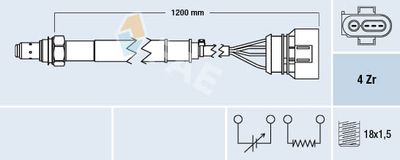 Lambda Sensor FAE 77460