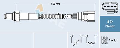 Lambda Sensor FAE 77464