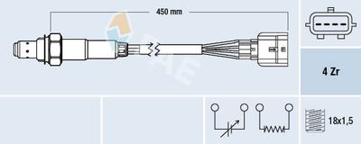 Lambda Sensor FAE 77469