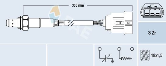 FAE 77472 Lambda Sensor