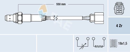 FAE 77473 Lambda Sensor