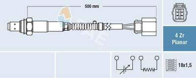 Lambda Sensor FAE 77474