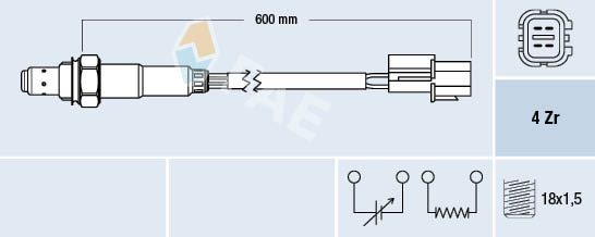 FAE 77477 Lambda Sensor