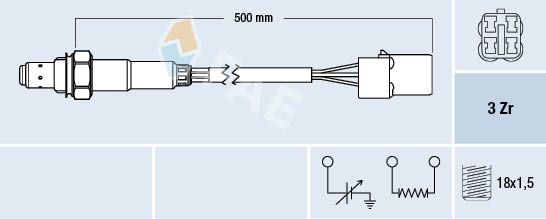 FAE 77479 Lambda Sensor