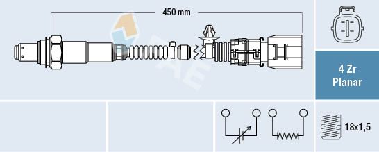 FAE 77490 Lambda Sensor
