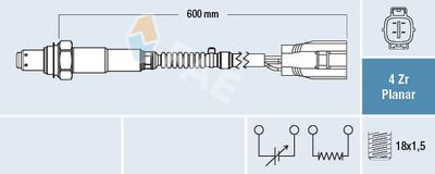 Lambda Sensor FAE 77497