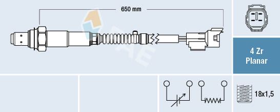 FAE 77500 Lambda Sensor