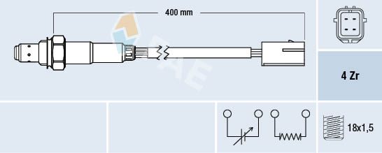 FAE 77507 Lambda Sensor