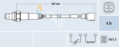 Lambda Sensor FAE 77511