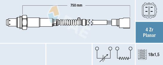 FAE 77514 Lambda Sensor
