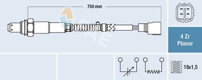 Lambda Sensor FAE 77514