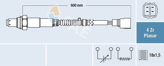 FAE 77515 Lambda Sensor