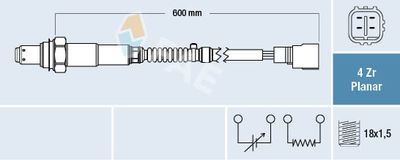 Lambda Sensor FAE 77515