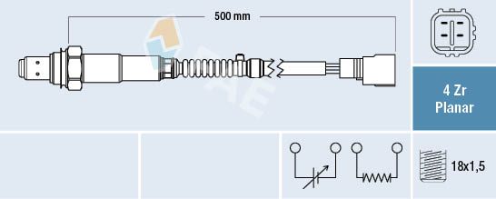 FAE 77517 Lambda Sensor