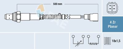 Lambda Sensor FAE 77517