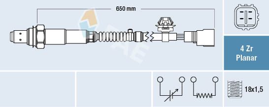 FAE 77519 Lambda Sensor