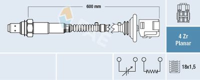 Lambda Sensor FAE 77521