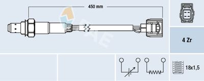 Lambda Sensor FAE 77523