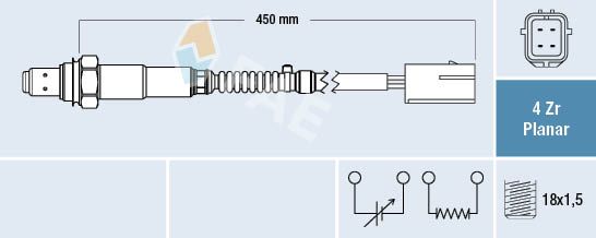 FAE 77531 Lambda Sensor