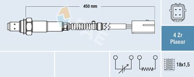 Lambda Sensor FAE 77531