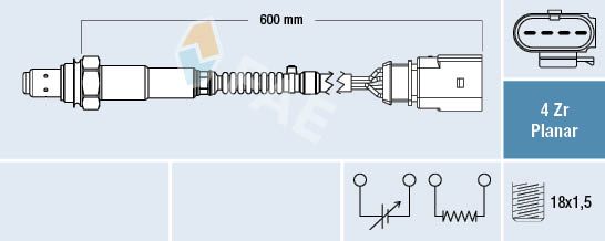 FAE 77532 Lambda Sensor